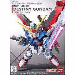 Bandai's SD Gundam EX Standard lineup features stylish proportions and newly designed joints for improved posability, as well as parts and weaponry that can be swapped with HG kits! Each comes with foil stickers for the markings. Runner x5, Sticker x1, manual.