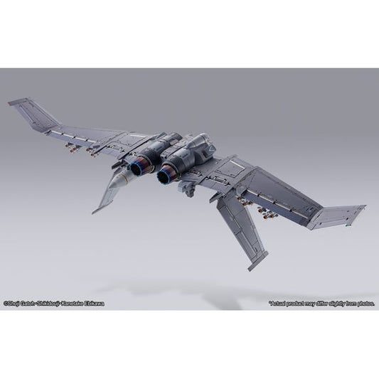 PRE-ORDER: Expected to ship in late January 2024

"Celebrating the 25th anniversary of the global smash hit ""Full Metal Panic,"" it's the XL-3 BOOSTER FOR LAEVATEIN OPTION SET for the METAL BUILD series. Compatible with the METAL BUILD LAEVATEIN, the METAL BUILD LAEVATEIN ver. IV, and the LAEVATEIN ARBALEST REFERENCE (each sold separately.) Re-create the dramatic climax of the series by combining the booster with your LAEVATEIN! The wings are adjustable and the set includes a stand. 
[Set Contents] Booster