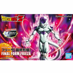 A new breed of action figure model kit that blends high articulation and detailed sculpts together in one package! Frieza is constructed using layered colored plastic techniques that blend the seam lines together with the contours of his muscles leading to a natural appearing joint system. Simple construction patterns ensure it will be an easy to build figure even for those who have never built a model kit before! Includes different hand parts for various signature poses, and 2 types of energy weapon effe
