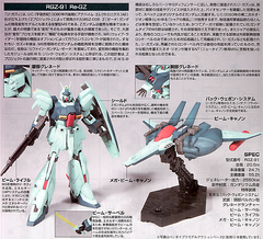Bandai HGUC Gundam Unicorn RGZ-91 Re-GZ HG 1/144 Model Kit