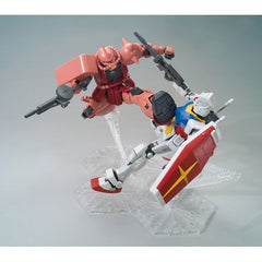 Bandai Hobby Gundam Action Base 4 Transparente Soporte de Exhibición para Maquetas Gunpla Escala 1/100