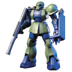 <p>Build and display <strong>HGUC #64 MS-05B Zaku I</strong> with this official Bandai Hobby <strong>HGUC 1/144 scale model kit</strong>.</p>
<p>A HGUC version of the Zaku I featuring enhanced joints to replicate its body slam as shown in the original Mobile Suit Gundam. Features Zaku Machine Gun,bazooka, spike shield</p>
<p><strong>Product Features:</strong></p>
<ul>
<li>HGUC 1/144 scale model kit</li>
<li>Official Bandai Hobby release</li>
<li>Includes shield accessory where shown</li>
</ul>