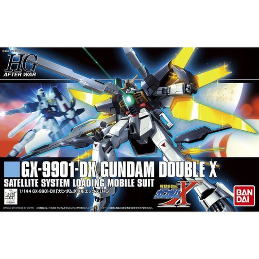 <p>The mighty Twin Satellite Cannon mid-season upgrade for Gundam X appears in a modern high-grade kit! Part of the All Gundam project which seeks to bring new modern kits from older Gundam titles, the Double X shares a common construction with other kits to allow for part swapping and easy customization.</p>
<p>Twin satellite cannon and solar collectors can fully deploy or collapse. Buster rifle and two beam swords with detachable beam parts along with composite shield are also included in this release.</p