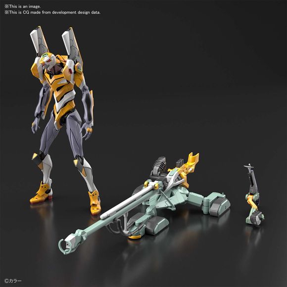 Bandai RG Neon Genesis Evangelion EVA Unit-00 DX Positron Cannon Set 1/144 Scale Model Kit | Galactic Toys & Collectibles