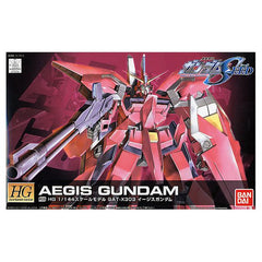 To coincide with the 10th anniversary of Gundam Seed Bandai has rereleased this hugely popular HG kit of the Aegis Gundam in a 'remastered' color reflecting those seen on the upcoming Blu-ray release.  A stand attachment and marking stickers are also included in this special release.