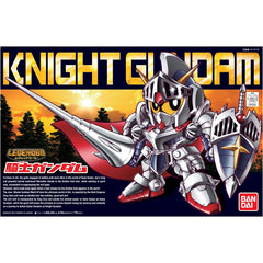 The legendary Knight Gundam is here as a great BB kit. Legend BB Knight Gundam's armor can be placed on and removed from Knight Gundam easily and the visor on his helmet is a plated part! I'ts shiny! On top of that Bandai gives you four different stickers for the eyes allowing you to change the looks on Knight Gundam's face.