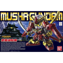 Robot meets samurai in this cool SD Gundam known as the Legend Musha Gundam. Not only does the Legend Musha come with its cool samurai armor but also its feudal era looking weapons; the Naginata, katana called the Bukyuumaru and the Tanegashima. Included foil stickers are plentiful with four options for the eyes and gold for the weapons.