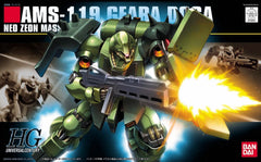 Mass produced Neo Zeon use mobile suit from Char's Counterattack. Equipped with beam rifle, beam axe, shield with underside Sturm Faust and grenade launchers.