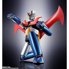 <p><strong>PRE-ORDER - Expected to ship in January 2027.</strong></p>
<p>December 2022 marked the 50th anniversary of the TV broadcast of "Mazinger Z," and now Bandai's outstanding "Chogokin Damashii" action figure of this iconic robot created to commemorate the occasion is back! His mighty Rocket Punch can be launched without parts replacement thanks to movable elbows and injection gimmicks! In addition, the new structure of the hip and thigh enables natural poses such as kneeling; pull-out hip joints all