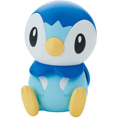 Pokemon Plamo Quick Collection Quick kit Piplup pursues an astounding form through a fixed pose, comes with 12 parts and a set of foil stickers.