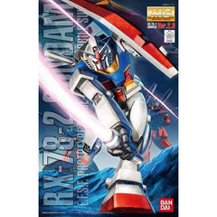 This much-anticipated offering is designed with amazingly accurate detailing and proportion to its TV counterpart in the 1979-80 "Mobile Suit Gundam" series. The snap-fit plastic parts come molded in color so no painting is necessary. A new inner frame was developed for this release, capable of striking more dynamic and realistic poses than an MG release ever could before! The transformable Core Fighter can be docked inside Gundam to become its cockpit, just like in the show. Gundam's movements are not rest