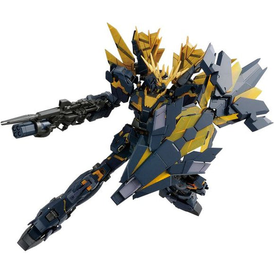 The Unicorn Gundam 02 Banshee Norn gets a Real Grade model kit release from Bandai! It features a flexible inner frame for supreme posability after assembly, and it can transform into its Banshee Norn mode, too! It's equipped with two Beam Sabers, the Beam Magnum and an effect part, the Revolving Launcher, the Armed Armor DE, the Armed Armor XC, and realistic decals. Assembly Required.