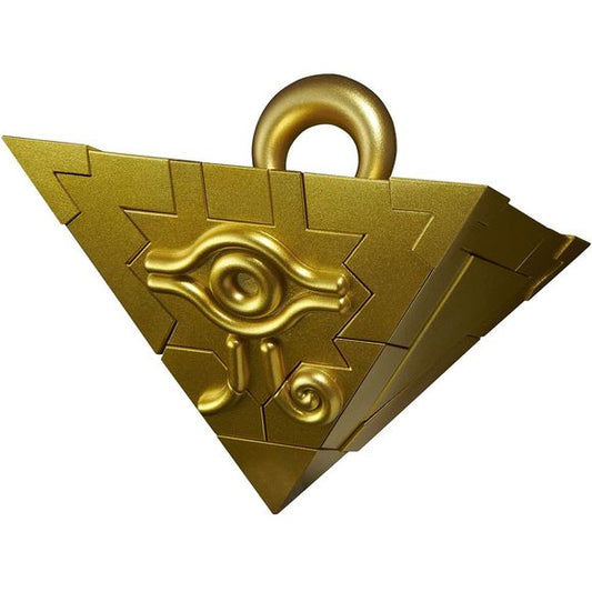 From the anime Yu-Gi-Oh! Duel Monsters comes an UltimaGear model kit replica of the Millennium Puzzle from the show. To complete the puzzle, start by assembling the model kit pieces to create the individual pieces of the puzzle. Once the pieces have been finished, the puzzle can then be completed. The finished product is life-sized, measuring nearly 3 inches tall. Instructions to complete the puzzle/assembly, once the puzzle pieces have been assembled, is not included.