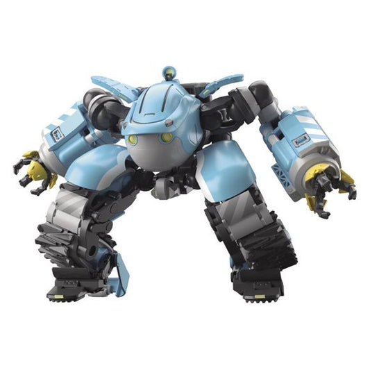 <p>Big Tony from the new adventure mecha action "Sakugan" gets a brand-new HG model kit from Bandai! A wide range of motion after assembly allows you to reproduce Big Tony's comical yet stylish movements; the transformation gimmick to its vehicle mode can be achieved with parts replacement.</p>
<p>You can reproduce the arm's injection state by attaching the anchor parts, and the manipulator and excavation drill can be used with rearrangement. The tracks are nicely detailed, too!</p>
<p>The eye shutter and l