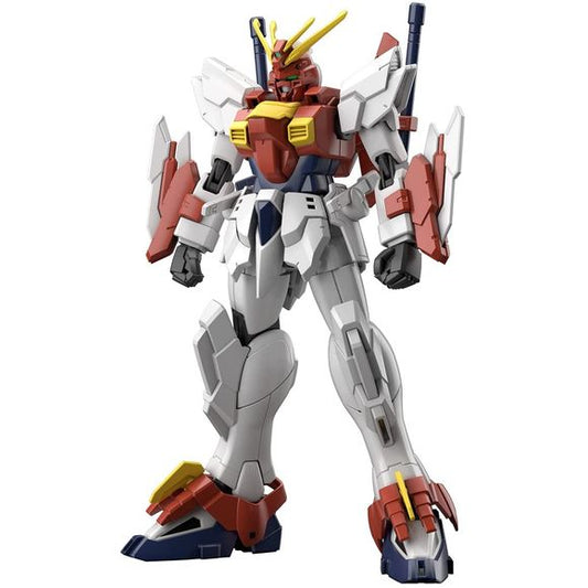 The Blazing Gundam joins the 1/144 scale High Grade model kit series! Once complete you can pose this figure easily for endless, action-packed scenes! A great addition to any Gundam Breaker Battlogue collection.
Box Contents:
Pieces to build
Blazing Gundam
2 Beam blades
2 Beam tonfa
2 Beam saber patterns
Kick effect part
Hand parts
Foil seal
Instructions