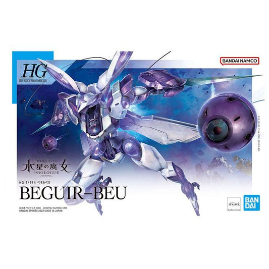 Launched ahead of the latest Gundam series, Bandai presents the newest HG Gundam from "Mobile Suit Gundam: The Witch of Mercury"! The fastest three-dimensional MS, Beguir-Beu, makes its debut with this brand new kit, and is an excellent addition to any fan's collection. Don't miss out, be sure to order yours today!