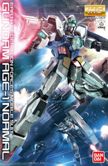 The main form of the Gundam Age-1 from the animated series "Mobile Suit Gundam Age" features an extensive array of surface detail including air intakes on the outer armor. New engineering allows realistic articulation and mechanical features to be reproduced with less seams and at a more reasonable cost. Comes with Dodds rifle, beam saber x2, shield, and clear parts to replicate sensors on body.Runner x14, Instruction Manual x1, Foil Sticker x1, Dry Decal x1, Marking Sticker x1.