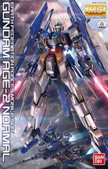 The AGE-2 Normal MG kit features some great articulation and a unique build design which allows the AGE-2 to transform into it's Strider form without any parts swapping! Marking stickers and extra hand parts are also provided.