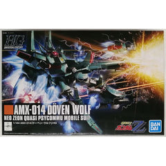 A massive 1/144 kit almost the size of a 1/100 kit makes its appearance loaded with numerous weapon gimmicks! Originally appearing in ZZ Gundam, this monstrous Neo Zeon suit returns for Gundam Unicorn featuring the characteristic Sleeves trim. Main rifle can be configured for either beam rifle mode or 2 handed Mega Launcher mode while wires and an included stand can be used to replicate the arm firing weapons. Finally the Doven Wolf's backpack can be switched from either multi-tube missile platform or INCOM