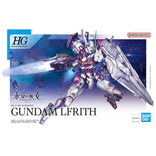<p>Build and display <strong>The Witch From Mercury Gundam LFRITH</strong> with this official Bandai Hobby <strong>HG 1/144 scale model kit</strong>.</p>
<p>Launched ahead of the latest Gundam series, Bandai presents the newest HG Gundam from "Mobile Suit Gundam: The Witch of Mercury"! The fastest three-dimensional MS, Lfrith, makes its debut with this brand new kit, and is an excellent addition to any fan's collection.</p>
<p>Don't miss out, be sure to order yours today!</p>
<p><strong>Product Features:</s