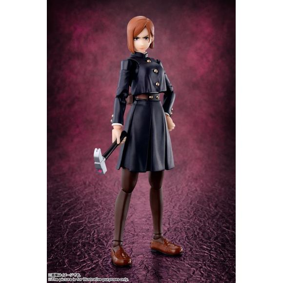 "I am Nobara Kugisaki!"
From the smash hit "Jujutsu Kaisen" series, the steely Nobara Kugisaki joins S.H.Figuarts! The included accessories let you re-create your favorite scenes from the show.