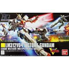 <p>The highly compact Victory Gundam appears in a modern high-grade kit! Part of the All Gundam project which seeks to bring new modern kits from older Gundam titles, the Victory Gundam shares a common construction with other kits to allow for part swapping and easy customization.</p>
<p>Core fighter in included along with beam rifle and clear parts for beam shield and saber gimmicks</p>
<p><strong>Product Features:</strong></p>
<ul>
<li>HGUC 1/144 scale model kit</li>
<li>Official Bandai Hobby release</li>
