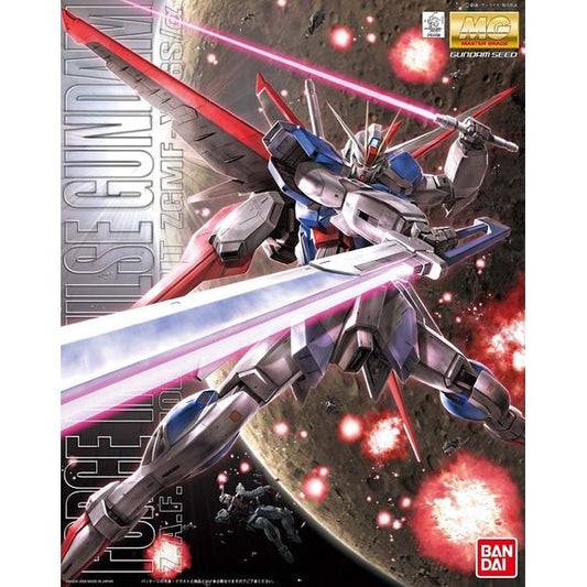 The ZAFT Mobile Suit that destroyed Kira Yamato's Freedom Gundam in "Gundam Seed Destiny" now gets a Master Grade kit release! Sharply molded in color, the transformable Impulse Gundam is formed by three main parts: Chest Flyer, Core Splendor, and Leg Flyer. Core Splendor's cockpit can be opened to insert an in-scale sitting pilot figure. In addition, landing gear are provided for both the Chest Flyer and Leg Flyer as an original gimmick that's never seen in the anime! The Force Silhouette pack carried by t