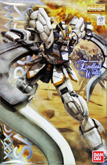 A Master Grade version of Sandrock from Wing Gundam has been on many fans' want list for a long time now. Now Bandai answers those pleas with their MG Sandrock Endless Waltz version! Like the other MG Wing kits released in 2011 (linked below), Sandrock comes with his signature weapons, in Sandrock's case the Heat Shotel, which utiiize effect parts and can be used in a variety of ways attaching to different sections of the kit. As well, plenty of markings stickers are provided for that Ver Ka. look.