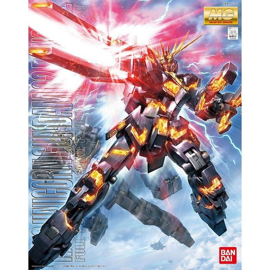 Until now there have been several Master Grade RX-0 Unicorn Gundam (check out the links below) but there hasn't been an MG Banshee. Well, now everything changes with Bandai's new Master Grade RX-0 Unicorn Banshee. While it shares some design and engineering with the previous MG Unicorns it comes into its own with those enormous weapons mounted on the arms as well as new armor parts for the legs and even more psycho frame parts!