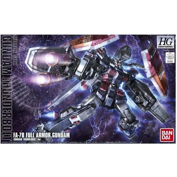 Bandai Gundam Full Armor Gundam (Gundam Thunderbolt Ver.) Anime Ver. HG  1/144 Scale Model Kit Galactic Toys & Collectibles