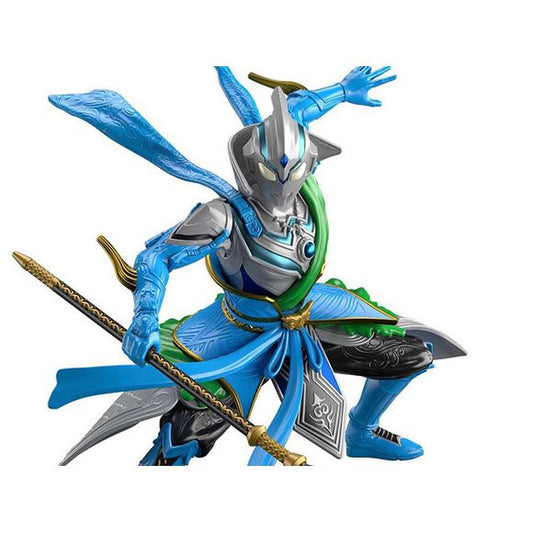 From the Ultraman: The Armour of Legends series comes a model kit of Ultraman Fuma equipped with his Zhang Fei Armour! This model kit includes a spear and features moveable parts.