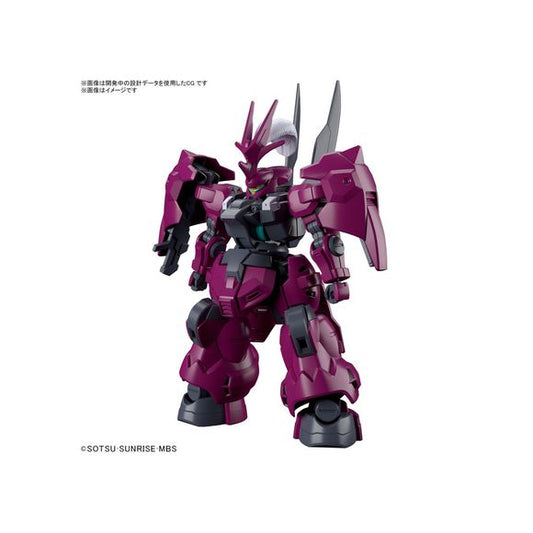 The Dilanza piloted by Guell Jetterk in "Mobile Suit Gundam: The Witch of Mercury" gets a new HG model kit from Bandai! Its movable axis means it can get into tons of bold action poses after assembly; the neck block that connects the head and torso is equipped with a double ball joint for superior flexibility. The shoulder shield is also highly posable, and various parts of the fuselage have built-in gimmicks for profound action. The Dilanza's characteristic antenna and feather decoration has also been repr