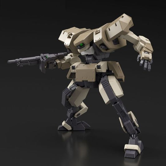 The Jo Hound from "Kyoukai Senki" is now an HG kit from Bandai! The dedicated rifle has a detachable magazine and grenade, and the kit can even replicate the stationary parked status with an opening and closing head. The knuckle weapon is also included.