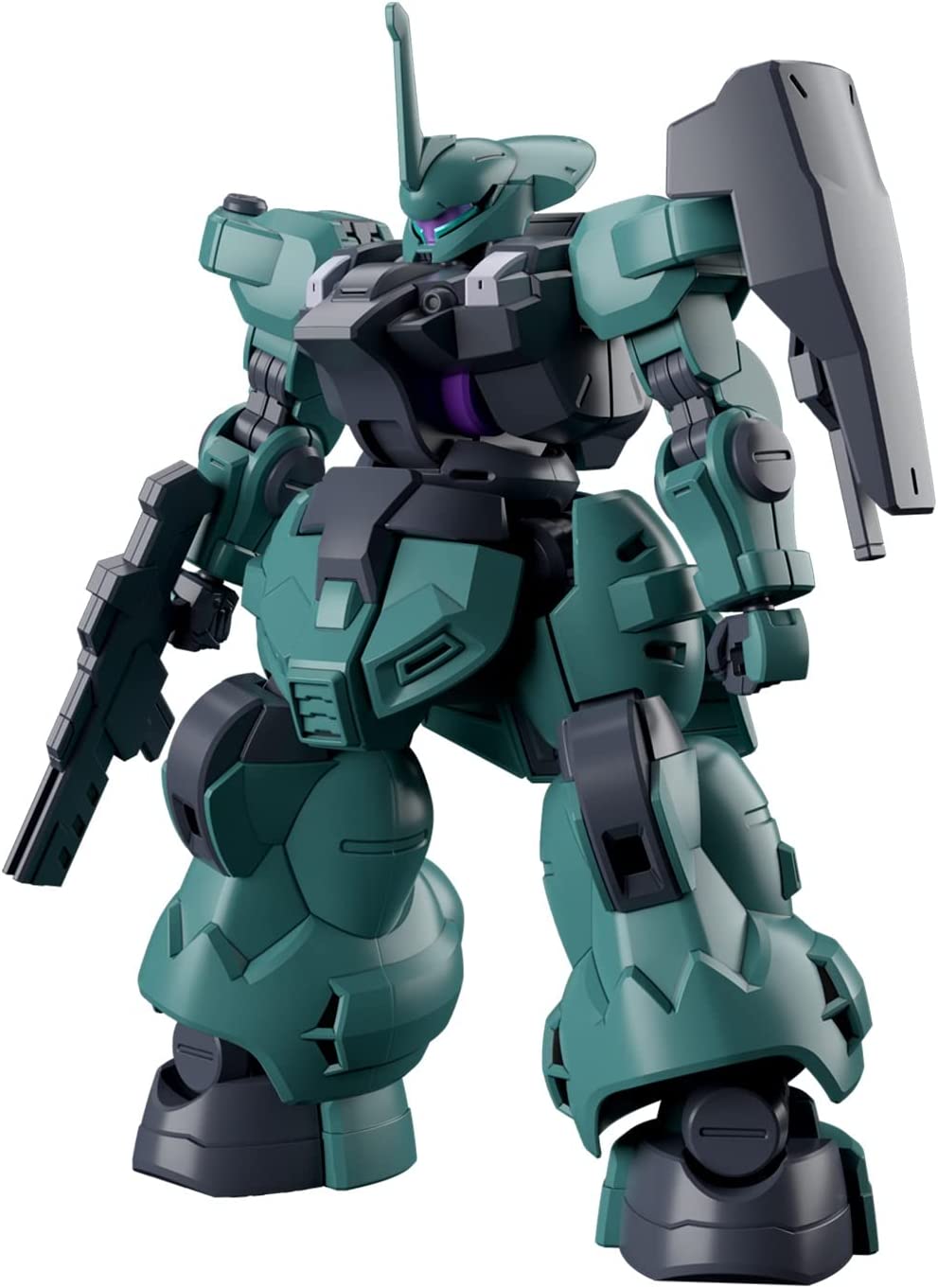 This new HG model kit of the Dilanza from "Mobile Suit Gundam: The Witch of Mercury" can be assembled as a general version, or as the special unit used by Character A with parts selection! Shoulder parts and antenna for the general version are included, as are shoulder parts and antenna for Character A's ride; the huge axe weapon is included too. The range of movement is expanded by opening and closing the rear armor. The torch includes clear effect parts for a realistic look, and both the effect parts and
