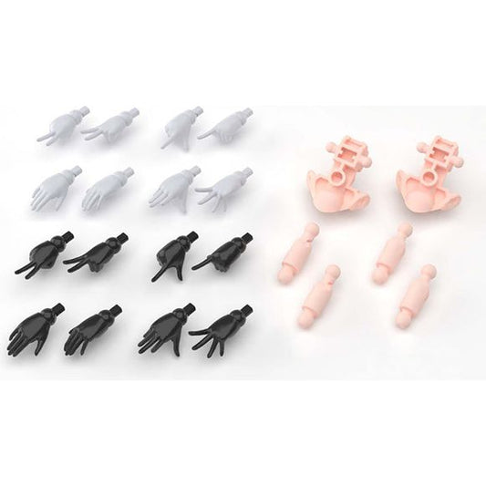 Bandai 30 Minutes Sisters Option Hand Parts (Black & White) Accessory Pack Model Kit | Galactic Toys & Collectibles