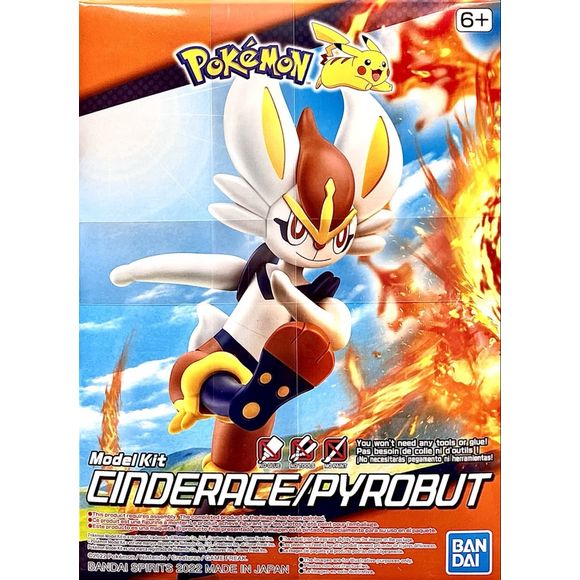 The 50th item from the Select Series is finally here! The series is gathering even more excitement! The popular Cinderace joins the lineup with an easy-to-build structure, color division and articulation, and effect parts! A display base is included!
