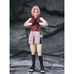 From the Naruto: Shippuden anime, Sakura Haruno joins the S.H.Figuarts line! Standing over 5 inches tall, Sakura is highly articulated and includes several hand options.