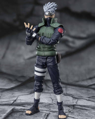 From Naruto: Shippuden, Kakashi Hatake -The famed Sharingan Hero- rejoins S.H.Figuarts with newly redesigned poseability!