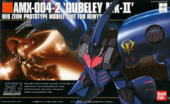 The very-popular Qubeley is now available in the Mk-II style, which is basically just a color variation from the original release. You also get that cool Neo Zeon mark on the shoulder. Molded in color, snap assembly. Poly-caps for the joints.