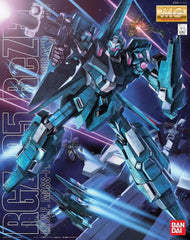 Continuing the line of Unicorn Gundam Master Grade kits is the MG ReZEL. The ReZEL is able to fully transform into its Wave Rider form thanks to some ingenious engineering. The legs fold completely when transforming which means this kit will be able to assume some mean standing poses! The included Beam Sabers are capable of mounting onto the fore-arms and the same mount is used to attach the rifle.The hatch opens to reveal the included 1/100 scale pilot figure. All pieces are molded in color and snap-fit so