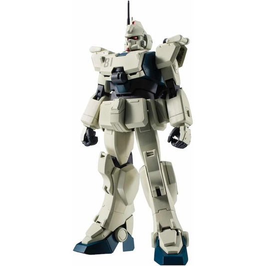 <p>The RX-79(G) Ez-8 GUNDAM Ez-8 joins ROBOT SPIRITS ver. A.N.I.M.E.!</p>
<p>In the series, it was created from spare Ground Combat GM parts, with enhancements allowing for more survivability and maneuverability in combat. Famously piloted by the legendary Shiro Amada in his battle against Norris Packard's Gouf Custom.</p>
<p><strong>Box Contents:</strong></p>
<ul>
<li>Main Body</li>
<li>Four pairs of optional hands</li>
<li>Hand storage deck</li>
<li>3.93" machine gun</li>
<li>Beam rifle</li>
<