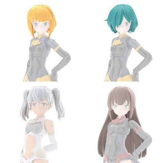 Bandai 30MS 30 Minutes Sisters Option Hair Style Parts Vol. 5 Set of 4 Accessory Kits