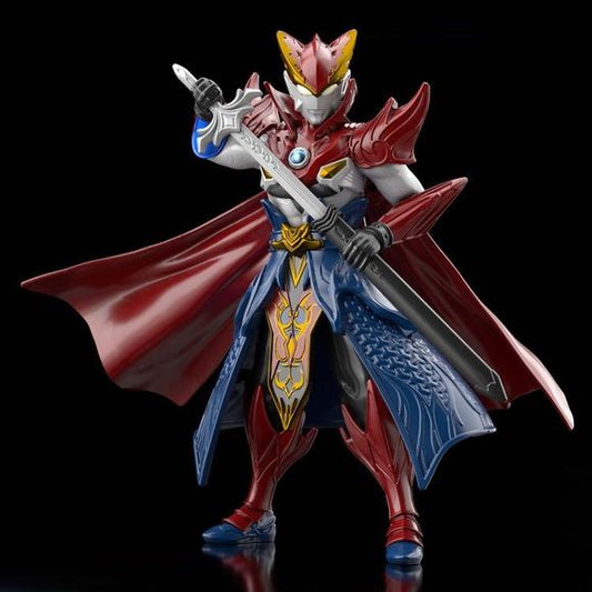 From the Ultraman and the Armour of Legends series comes a model kit of Ultraman Rosso equipped with his Cao Cao Armour! This model kit includes a sword and features moveable parts.