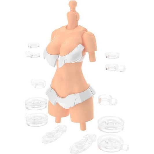 Here's a set of summer-themed optional body parts for your 30MS (30Minutes Sisters) figure model kits from Bandai! These parts are equipped with the 3mm joint common to 30MS figures, so you can swap and exchange these parts with your 30MS figures to give them a refreshing new look for summertime!