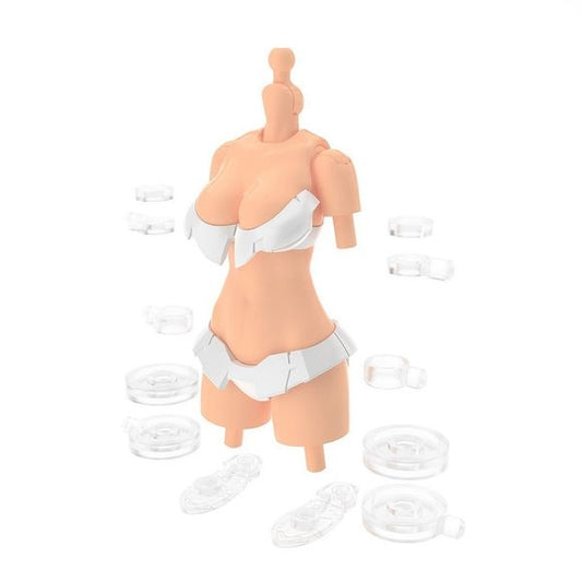 Here's a set of summer-themed optional body parts for your 30MS (30Minutes Sisters) figure model kits from Bandai! These parts are equipped with the 3mm joint common to 30MS figures, so you can swap and exchange these parts with your 30MS figures to give them a refreshing new look for summertime!