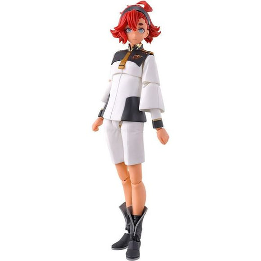 Suletta Mercury from "Mobile Suit Gundam: The Witch From Mercury" now joins Bandai's "Figure-rise Standard" action figure model kit lineup! She comes with three interchangeable facial expressions, as well as water-transfer decals to create your own; her uniform is molded in color, and the patterns on her collar and the chest of the uniform are recreated with stickers. Her hairstyle is wonderfully created, and her leg joints allow a wide range of motion while keeping her silhouette as natural as possible. Th