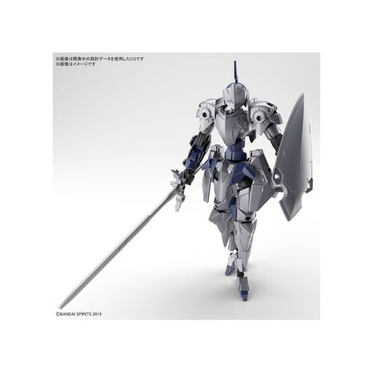The EXM-A9k Spinatio is now available in Knight Type in the 30MM series!
Weapons and armor unique to the Knight specification are included.
Armor pieces are detachable.
The sword can be stored inside the shield and be attached to the back.