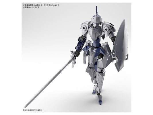 The EXM-A9k Spinatio is now available in Knight Type in the 30MM series!
Weapons and armor unique to the Knight specification are included.
Armor pieces are detachable.
The sword can be stored inside the shield and be attached to the back.