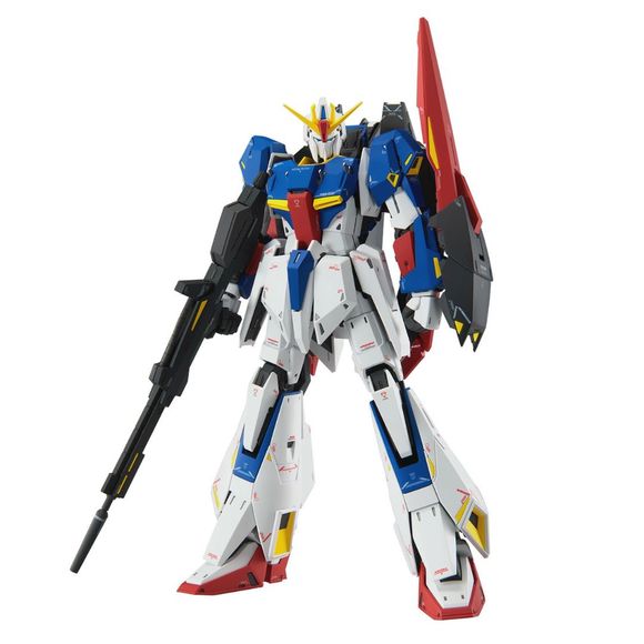 Marking the 20th anniversary of the Master Grade Ver.Ka series is the incredible MG Zeta Gundam Ver.Ka from "Mobile Suit Zeta Gundam"!
The proportions of the Gunpla are based on Kazumi Fujita's sketches of the Gundam for the anime. The structure and shape have been refined to ensure that there is no breakdown in the form between both the MS form and the Waverider form, and the transformation mechanism has been expertly constructed.
The MS form has a wide range of motion, allowing for a greater degree of r