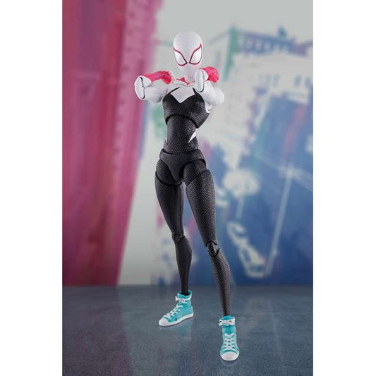 Bandai Spider-Man: Across the Spider-Verse S.H.Figuarts Spider-Gwen Figure World Tour Figure Limited Edition